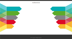 Desktop Screenshot of mathenet.de